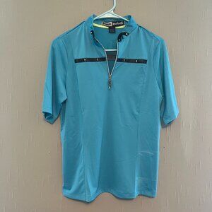 Women's Jamie Sadock Size S blue golf t.